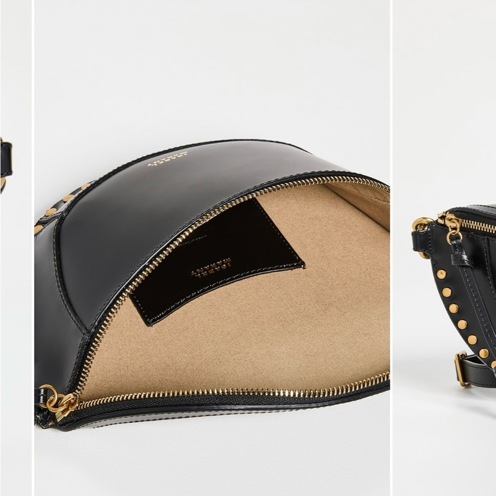 Isabel Marant Skano Belt Bag with Gold Studs - Picture 4 of 9